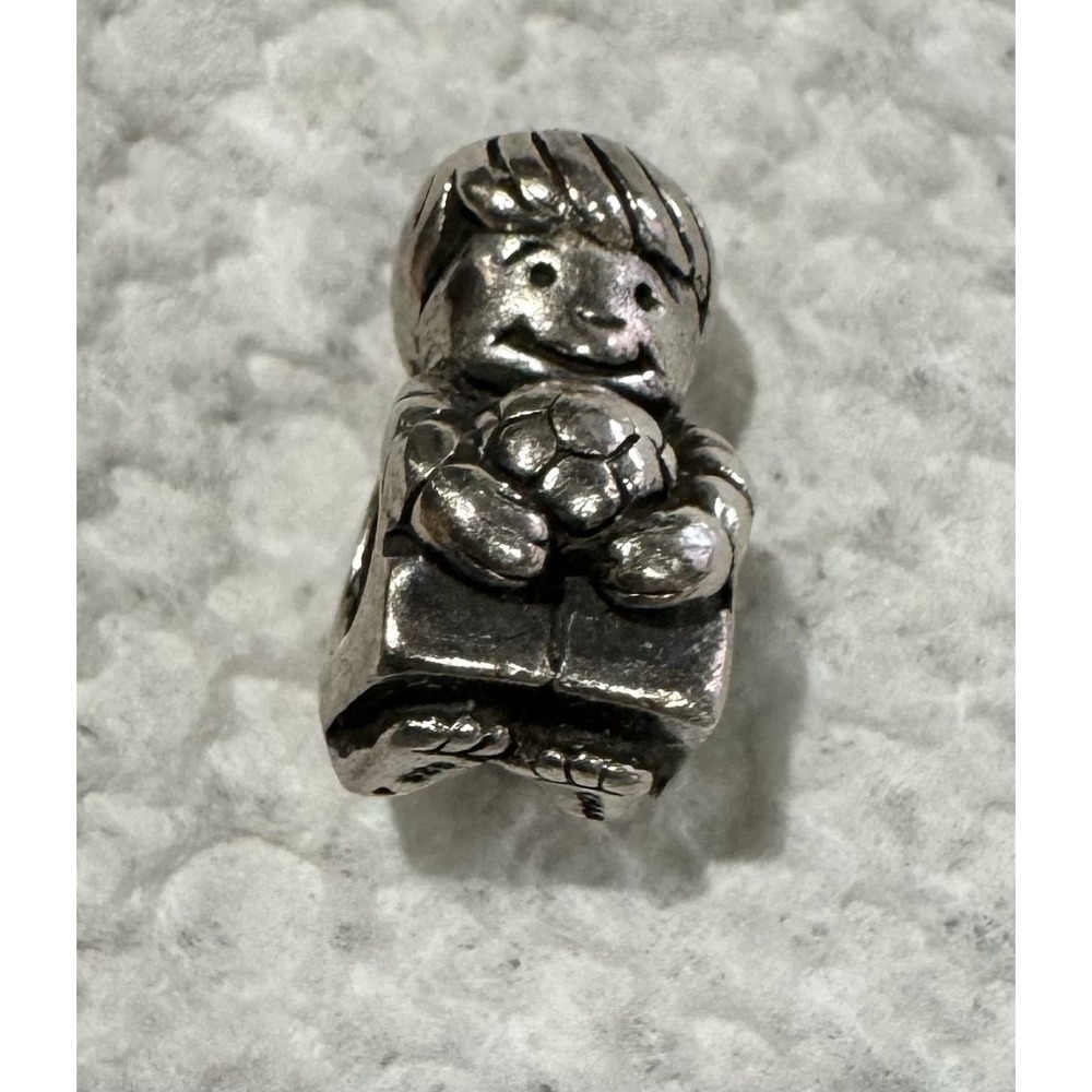 Chamilia 925 Sterling Silver Little‎ Boy Charm Bead - Picture 9 of 10